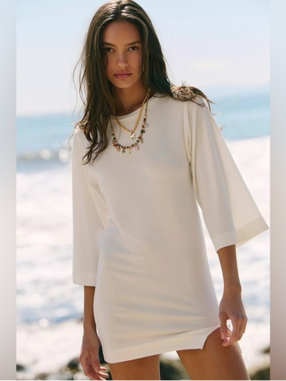 Free People Good Feels T Mini Dress